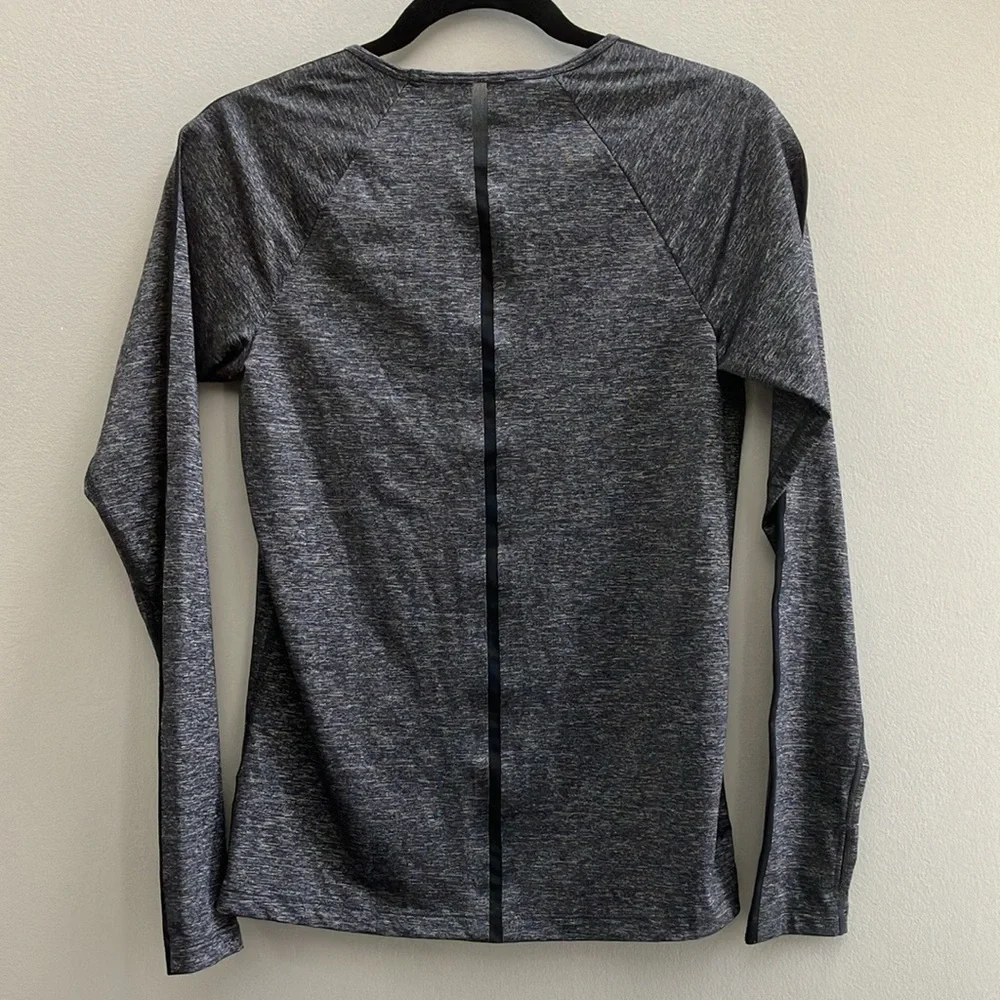 NIKE PRO HYPERCOOL Long-sleeve Mesh Tops Women’s Size S Dark Gray Training